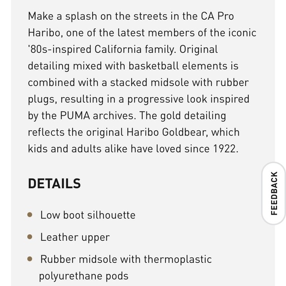 PUMA x HARIBO CA Pro Sneakers JR - Picture 4 of 8